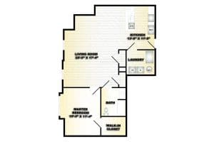 1 Bed / 1 Bath / 954 sq ft / Availability: Please Call / Deposit: $750